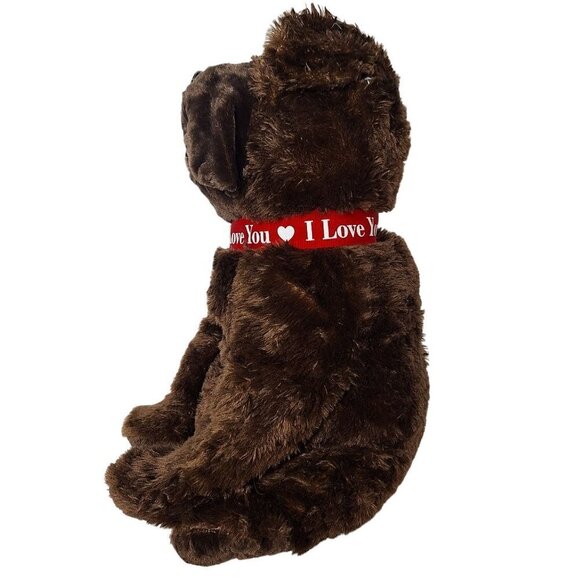 Dan Dee Brown Bulldog Shar Pei Plush Stuffed Animal Large - Picture 4 of 7